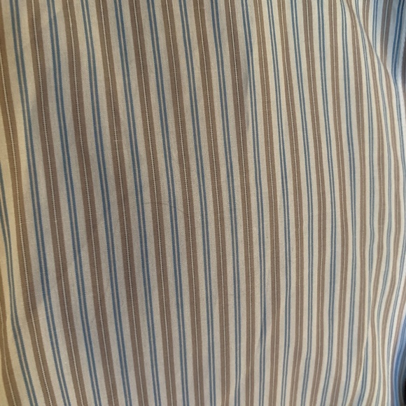 Giorgio Armani Blue Striped Dress Shirt - Picture 2 of 4